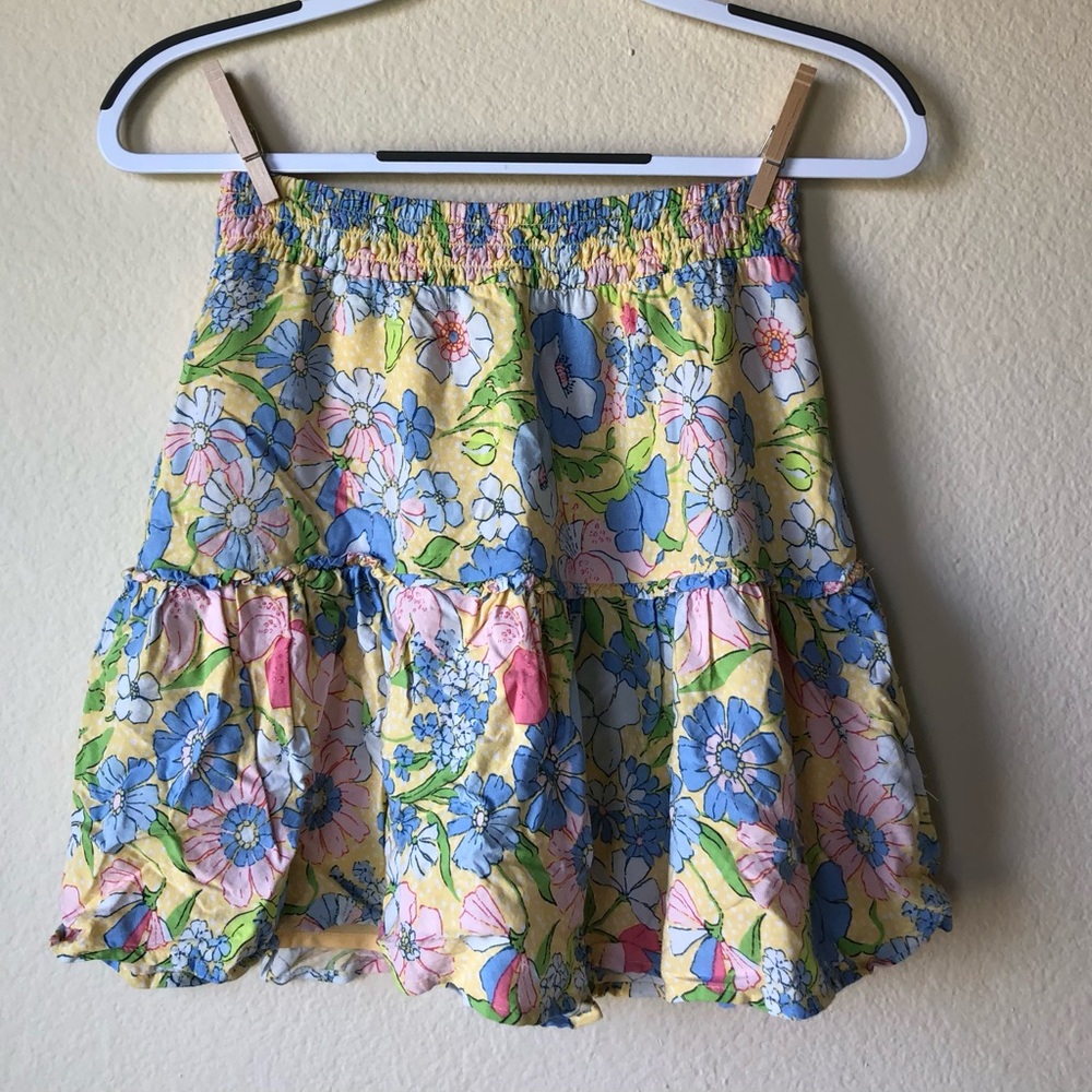 Floral mini skirt size S